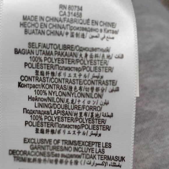 NWT BCBGenerattion Pink, Gray & White Lena Dress - Picture 7 of 7